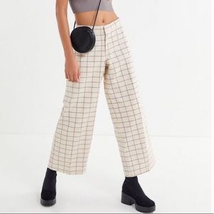 NWOT BDG Easy Does It plaid jeans